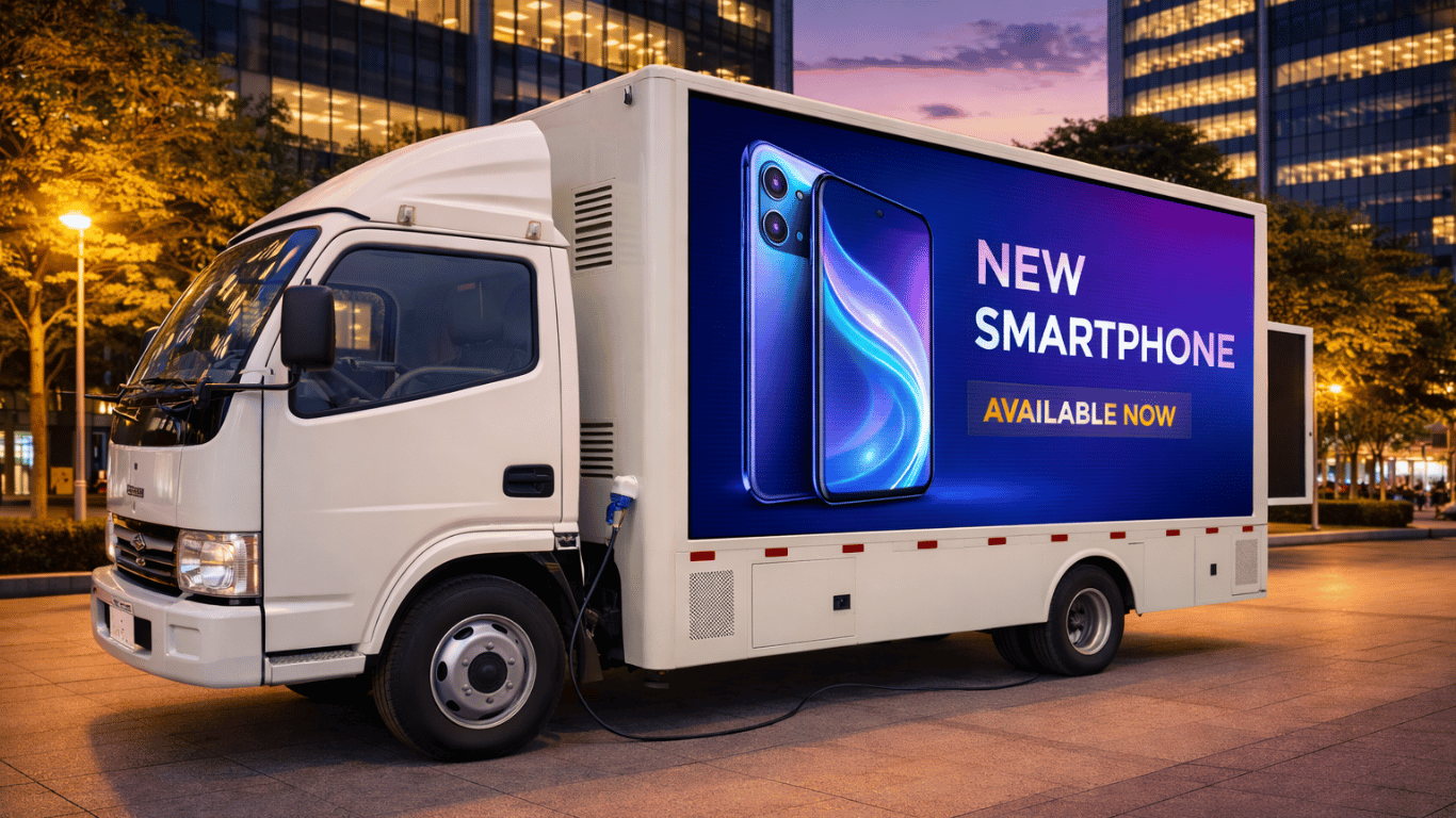 Mobile LED Advertisement Vans